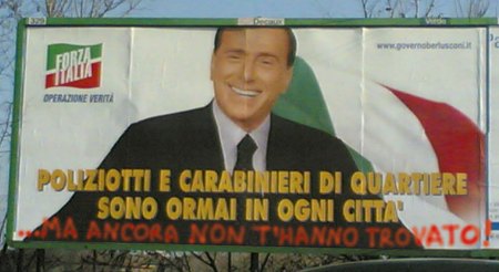 Berlusconi Poliziotti e Carabinieri